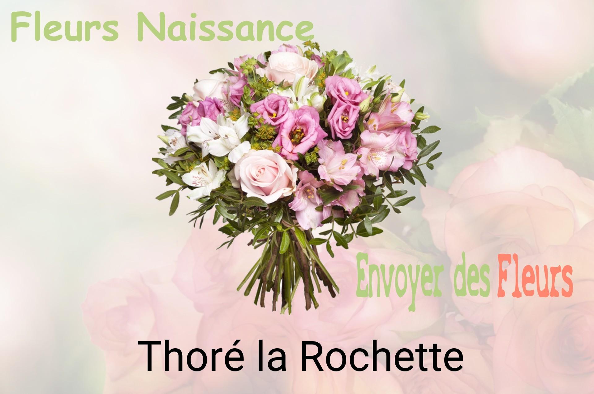 Bouquet de fleurs de naissance livré à Thoré-la-Rochette